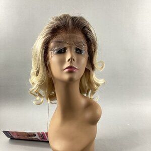 Perfect Hairline Alora Short Curly #DR4/ California Blonde Synthetic Lace Wig